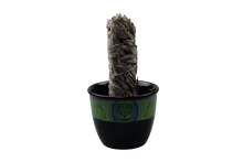 Charger l'image dans la galerie, Grand pot en céramique pour smudge "Arbre de Vie"