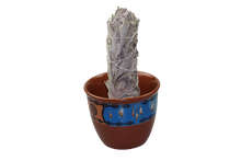 Charger l'image dans la galerie, Grand pot en céramique pour smudge "Attrape-rêves"