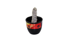 Charger l'image dans la galerie, Grand pot en céramique pour smudge "Chakra"