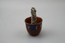 Charger l'image dans la galerie, Petit pot en céramique pour smudge "Attrape-rêves"